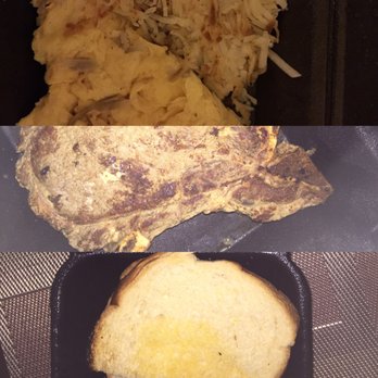 Denny's - This TBone Steak& Eggs@ Dennys 1/2 TBone Missing, Nasty Eggs & Hashbrowns, Bread Slices for Toast(Toaster broken per Manager) - American Near Me - Dallas, Texas Denny's - This TBone Steak& Eggs@ Dennys 1/2 TBone Missing, Nasty Eggs & Hashbrowns, Bread Slices for Toast(Toaster broken per Manager) - American Near Me - Dallas, Texas