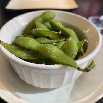 Swordfish - Complimentary Edamame Hot Appetizer - Sushi Bars Near Me - Batavia, Illinois