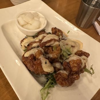 Ajumma Korean - Korean fried chicken (4 pc)  Ajumma's house sauce - Korean Near Me - Cary, North Carolina