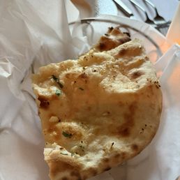 Perfect garlic naan