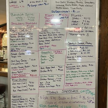 Sparky's - Menu - Ice Cream & Frozen Yogurt Near Me - Hornell, New York