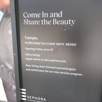 SEPHORA - Outside of the new store. - Cosmetics & Beauty Supply Near Me - Tampa, Florida