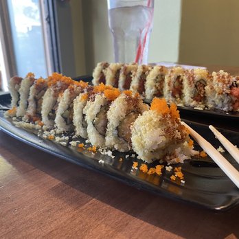 Fire Fish Sushi and More - Crunchy B in the front  Crunchy spicy tuna in the back - Sushi Bars Near Me - Temecula, California