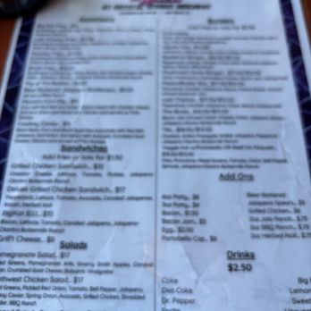 Crystal Springs Hideaway - Menu - Burgers Near Me - Fort Worth, Texas