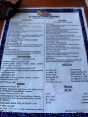 Menu photo 3 Crystal Springs Hideaway Fort Worth, TX