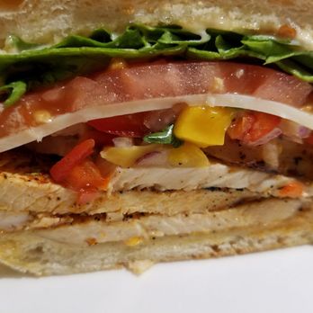 Jacks Urban Eats - Walnut Creek - Half of a chicken sandwich. - Salad Near Me - Walnut Creek, California