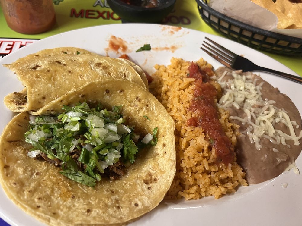 Food from Delia's Mexican Restaurant