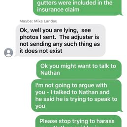 This is one text message from Mike calling me - the "customer" a liar This is one text message from Mike calling me - the "customer" a liar