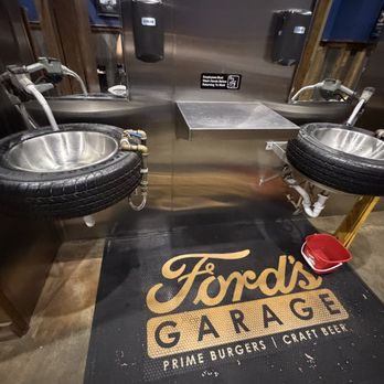 Ford's Garage Sarasota - Bathroom is amazing - Comfort Food Near Me - Sarasota, Florida Ford's Garage Sarasota - Bathroom is amazing - Comfort Food Near Me - Sarasota, Florida