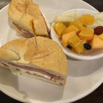 The Kettle & Grille - Pork Roll, egg and cheese with fruit - New American Near Me - Marlton, New Jersey The Kettle & Grille - Pork Roll, egg and cheese with fruit - New American Near Me - Marlton, New Jersey