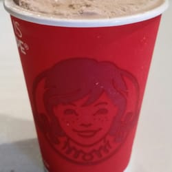 A junior chocolate frosty $.89