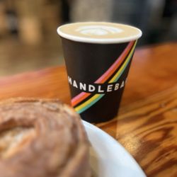 Handlebar Coffee Roasters - Morning bun + Latte