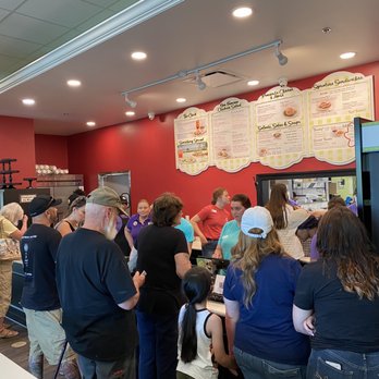 Chicken Salad Chick - a large group of people standing in line - Salad Near Me - Colorado Springs, Colorado Chicken Salad Chick - a large group of people standing in line - Salad Near Me - Colorado Springs, Colorado