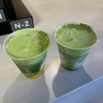 Rok - Mango matcha duo and regular matcha duo - Coffee & Tea Near Me - Los Angeles, California Rok - Mango matcha duo and regular matcha duo - Coffee & Tea Near Me - Los Angeles, California