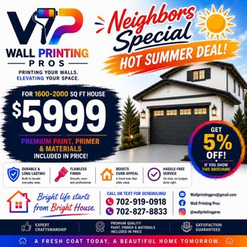 Wall Printing Pros - Painters Near Me - Las Vegas, Nevada Wall Printing Pros - Painters Near Me - Las Vegas, Nevada
