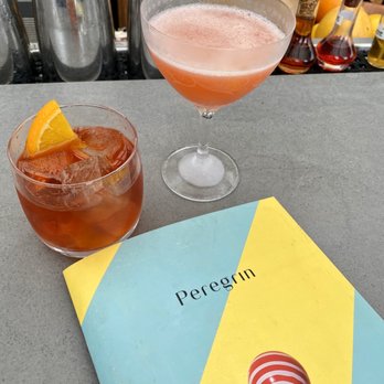 Peregrin - Southpaw (left) & Skylark (right) cocktails - Bars Near Me - Savannah, Georgia Peregrin - Southpaw (left) & Skylark (right) cocktails - Bars Near Me - Savannah, Georgia