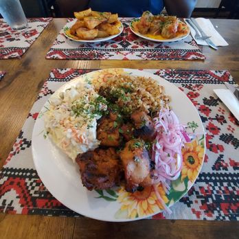 Smak Deli Cafe - Kebab, pilaf and potato salad - Delis Near Me - Gaffney, South Carolina