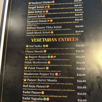 Charminar - Menu - Indian Near Me - Sunnyvale, California