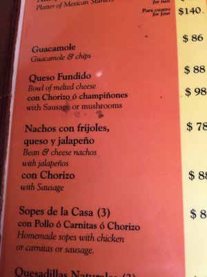 Menu photo 8 El Correo San Miguel de Allende, GUA Menu photo 8 El Correo San Miguel de Allende, GUA