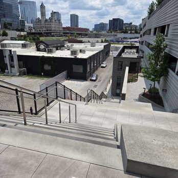 Paris Baguette - The other parking garage is at the bottom of these steps. - Bakeries Near Me - Nashville, Tennessee Paris Baguette - The other parking garage is at the bottom of these steps. - Bakeries Near Me - Nashville, Tennessee