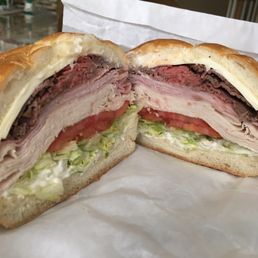 American Combo on a hard roll