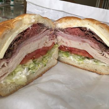 Rocco's Cafe & Delicatessen - American Combo on a hard roll - Delis Near Me - Bethel, Connecticut