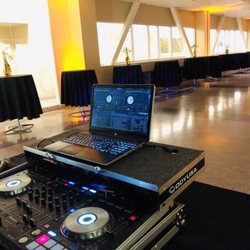 Brentwood Community Center - Photo of the NYE party from the DJ booth before the doors open and the gig starts.