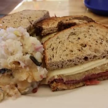 Tip Top Meats - Reuben sammy with potato salad. - Meat Shops Near Me - Carlsbad, California Tip Top Meats - Reuben sammy with potato salad. - Meat Shops Near Me - Carlsbad, California