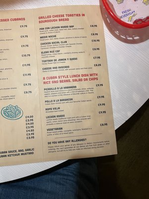 Menu photo 2 Cuban Sandwich Factory Belfast, BFS