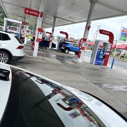 Mobil - Gas station area