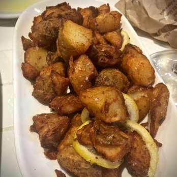 Eataly Boston - BostonBestEats' 7 DAYS of XMAS: Verdure di Stagione (fried Potatoes with rosemary and lemon) - Pizza Near Me - Boston, Massachusetts