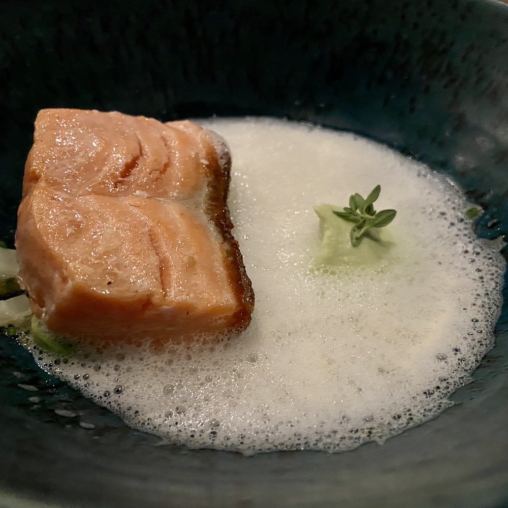 Demi - King salmon (this is one of my favorites of the night) - French Near Me - Minneapolis, Minnesota Demi - King salmon (this is one of my favorites of the night) - French Near Me - Minneapolis, Minnesota