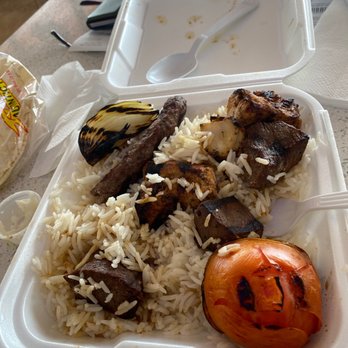 Top Kebab - Mixed Plate of 3 - Mediterranean Near Me - Highland, California Top Kebab - Mixed Plate of 3 - Mediterranean Near Me - Highland, California