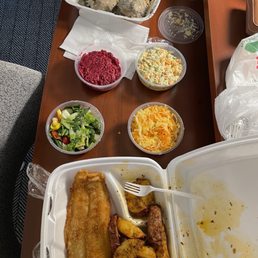 Lunch special with sides! Amazing deal for delicious food!! All packages nicely