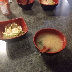 Masa - Miso soup and salad