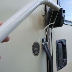 St. Lucie Battery and Tire - RV handle to help get up the steps they said I came here like that.