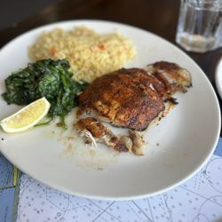22nd St Landing Seafood Grill & Bar - 10/10: mesquite+cajun seasoned sea bass. So good!