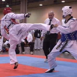Young Brothers Taekwondo Copperfield - Team Legacy at a tournament