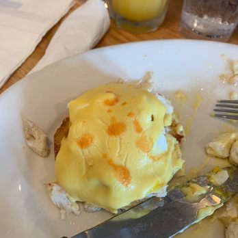 Crystal Restaurant - One of my crab bene halves because I ate the other lol - Breakfast & Brunch Near Me - Rehoboth Beach, Delaware Crystal Restaurant - One of my crab bene halves because I ate the other lol - Breakfast & Brunch Near Me - Rehoboth Beach, Delaware
