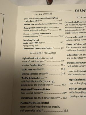 Menu photo 2 Figlmüller Vienna, 9 Menu photo 2 Figlmüller Vienna, 9