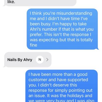 Studio Black Nails - Screenshots of text conversation - Nail Salons Near Me - San Diego, California Studio Black Nails - Screenshots of text conversation - Nail Salons Near Me - San Diego, California