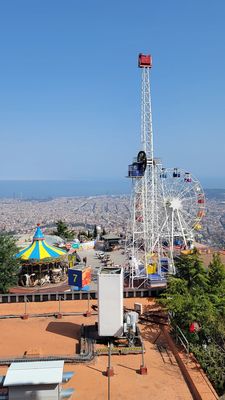 Tibidabo Amusement Park by null