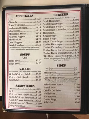 Menu photo 6 The Sundowner Phillipsburg, KS Menu photo 6 The Sundowner Phillipsburg, KS