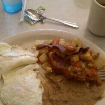 Cafe San Luis - juevos rancheros! sauce is served on the side. - Mexican Near Me - San Antonio, Texas Cafe San Luis - juevos rancheros! sauce is served on the side. - Mexican Near Me - San Antonio, Texas