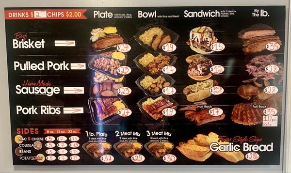 Menu photo 1 BBQ HOUSE Medford, OR