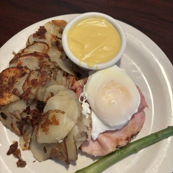 Lido Cafe - Half order of eggs Benny. Classic flavors. - Comfort Food Near Me - Carmichael, California
