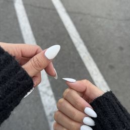Shape and paint job is not great. Looks like horribly done press on nails Shape and paint job is not great. Looks like horribly done press on nails