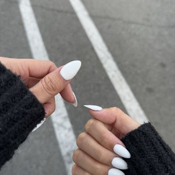 Bella Nail Lounge - Shape and paint job is not great. Looks like horribly done press on nails - Nail Technicians Near Me - Irvine, California Bella Nail Lounge - Shape and paint job is not great. Looks like horribly done press on nails - Nail Technicians Near Me - Irvine, California