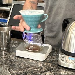 Pour over coffee Pour over coffee