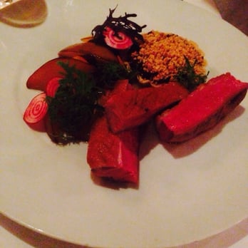 Spruce - Duck with beets tartin - American Near Me - San Francisco, California Spruce - Duck with beets tartin - American Near Me - San Francisco, California